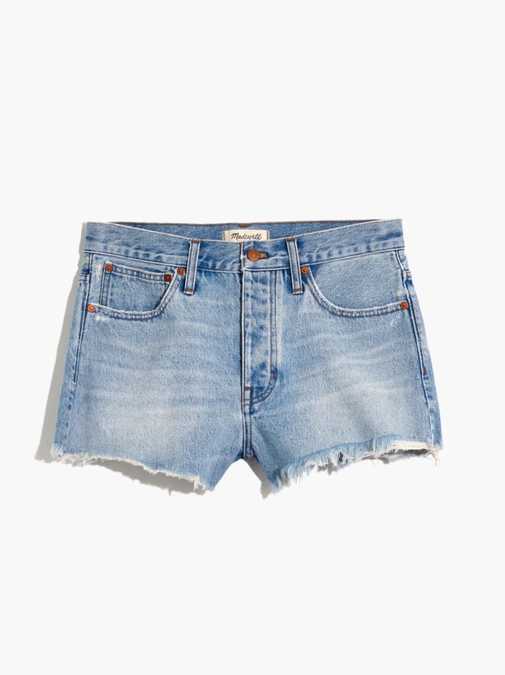 Madewell Relaxed Denim Shorts in Cedarcroft Wash SZ 25